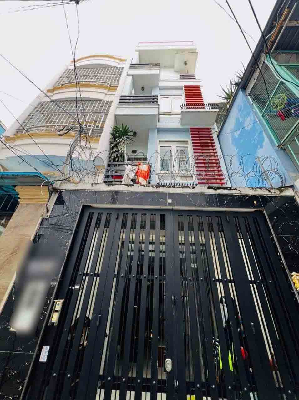 Hình ảnh thực tế mặt tiền nhà hẻm đường Tô Hiến Thành quận 10