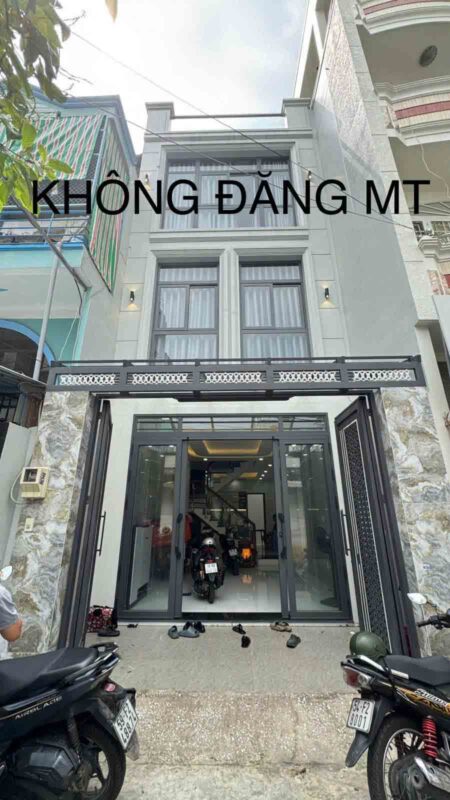 Hình ảnh thực tế mặt tiền nhà hẻm đường Hòa Hưng quận 10