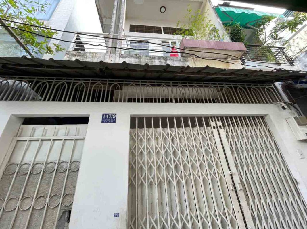 Hình ảnh thực tế mặt tiền nhà hẻm đường Nguyễn Lâm quận 10
