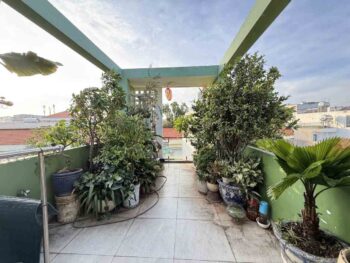 Hình ảnh thực tế sân thượng nhà hẻm xe hơi đường 3 tháng 2 quận 10