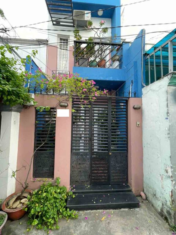 HÌnh ảnh thục tế măt tiền nhà hẻm đường Thành Thái quận 10