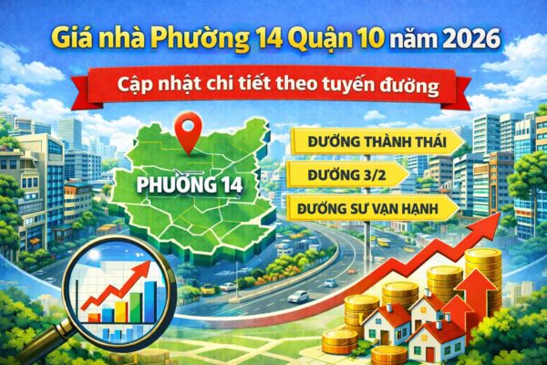 Hình ảnh banner bài viết phân tích giá nhà chi tiết phường 14 quận 10