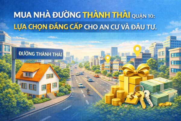 Banner mua nhà đường thành thái quận 10